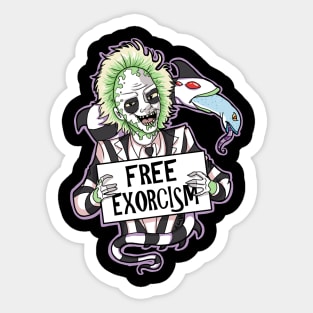 Free Hugs Beetlejuice Sticker